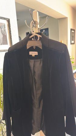 2 ladies Black Sport coats- size large