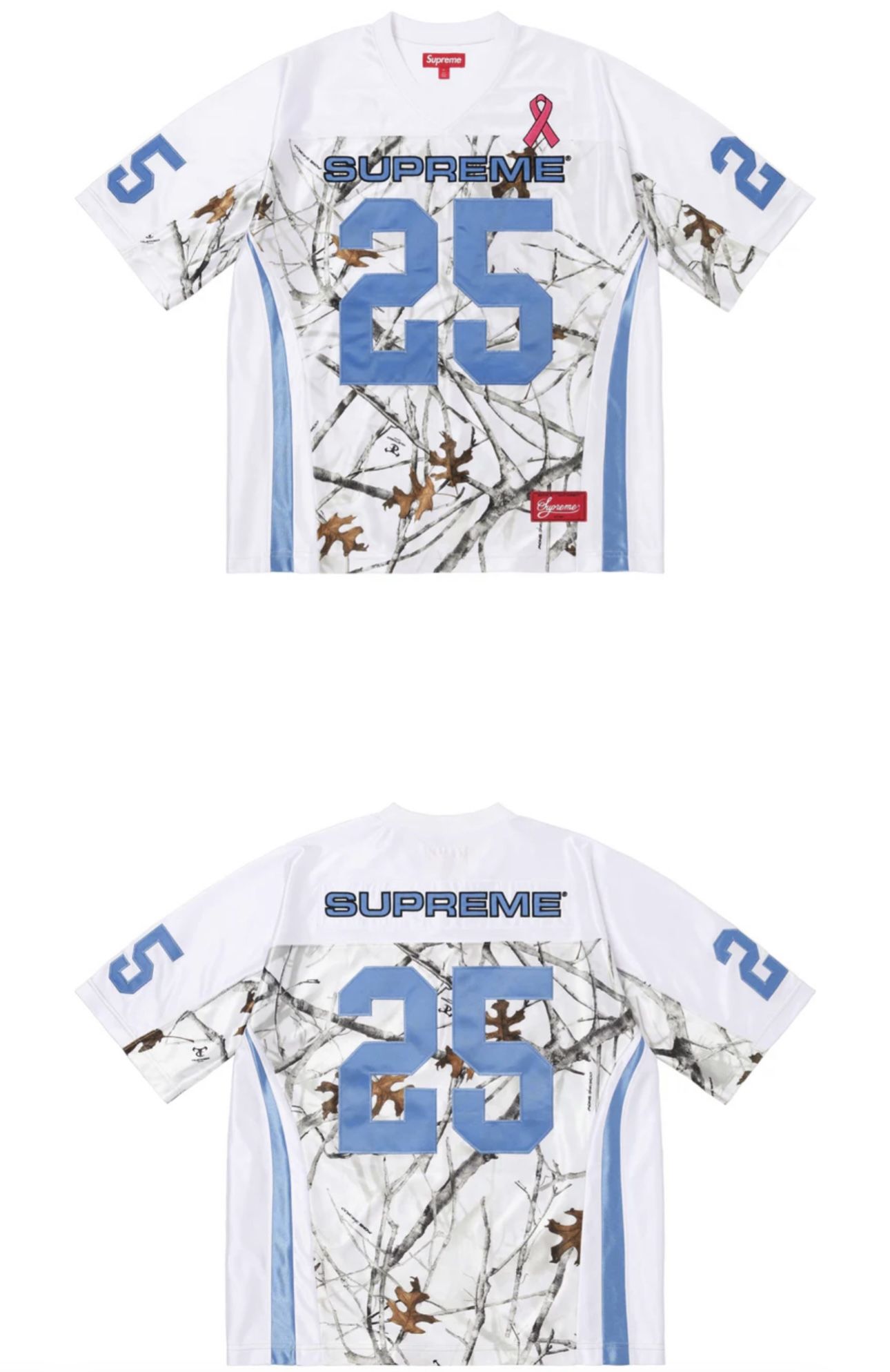 Supreme Breast Cancer Awareness Football Jersey