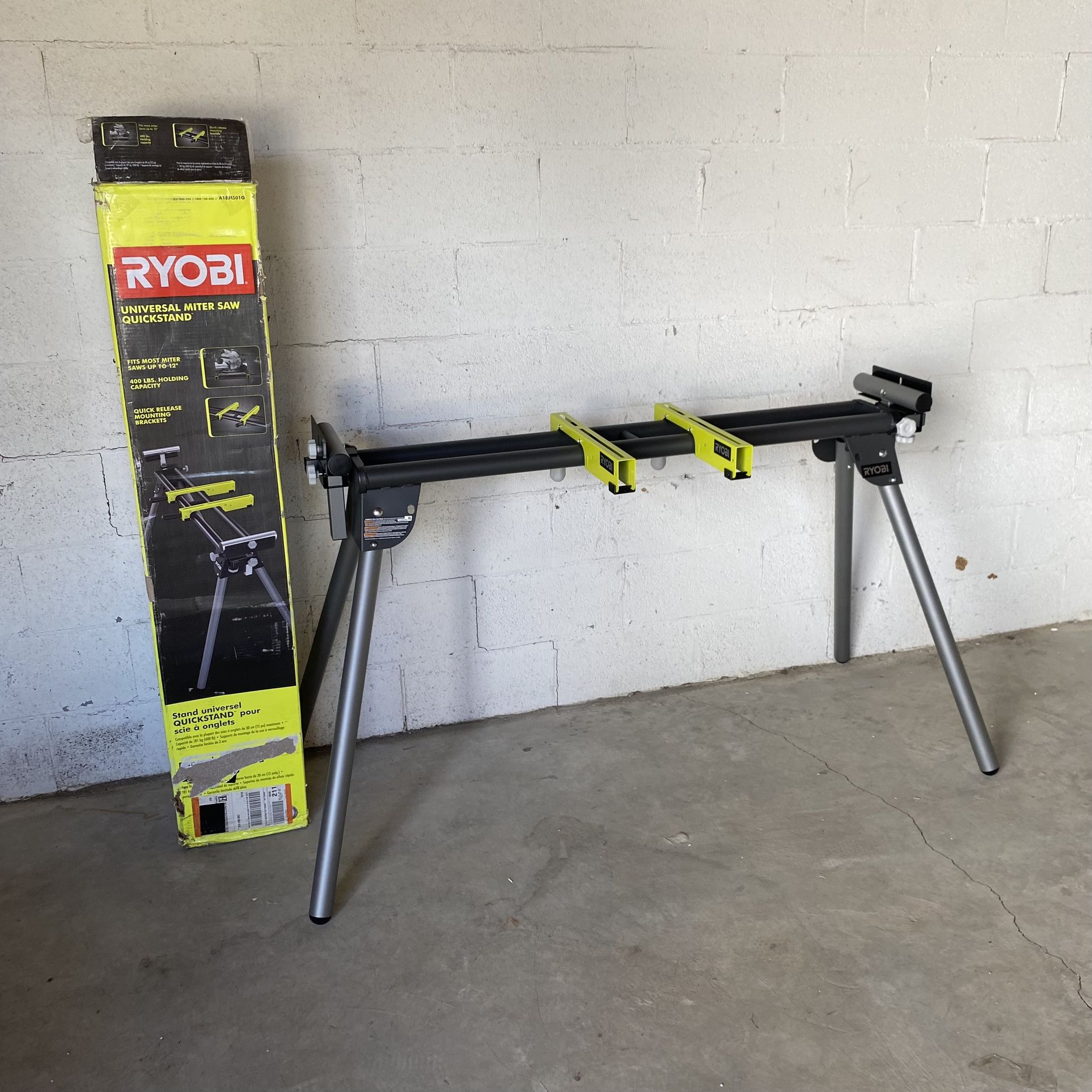 RYOBI Foldable Miter Saw QUICKSTAND - NEW