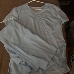 Sky light blue Grey’s Anatomy scrubs for sale