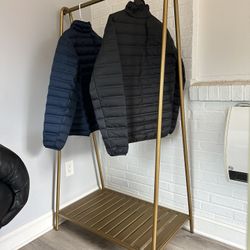 Gold Toned Clothing Rack 