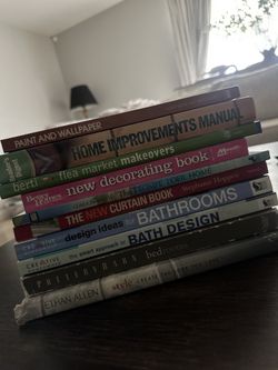 10 book lot. Home design and decorating