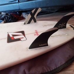 2018 Custom Shaped Jason Feist W/ Carbon Fiber Jon Jon Florence "Futures" Fins