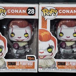 Funko Pop! Conan As Pennywise #28 IT SDCC Exclusive Comic Con 2019 TBS O'brien