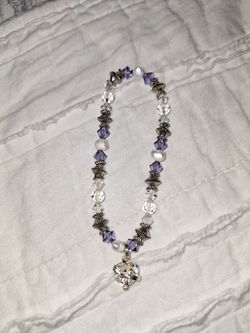 Sterling Silver And Pearl.