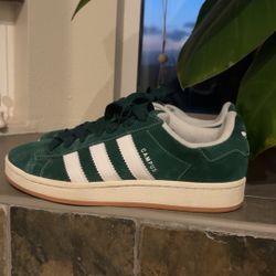Dark Green Adidas Campus 