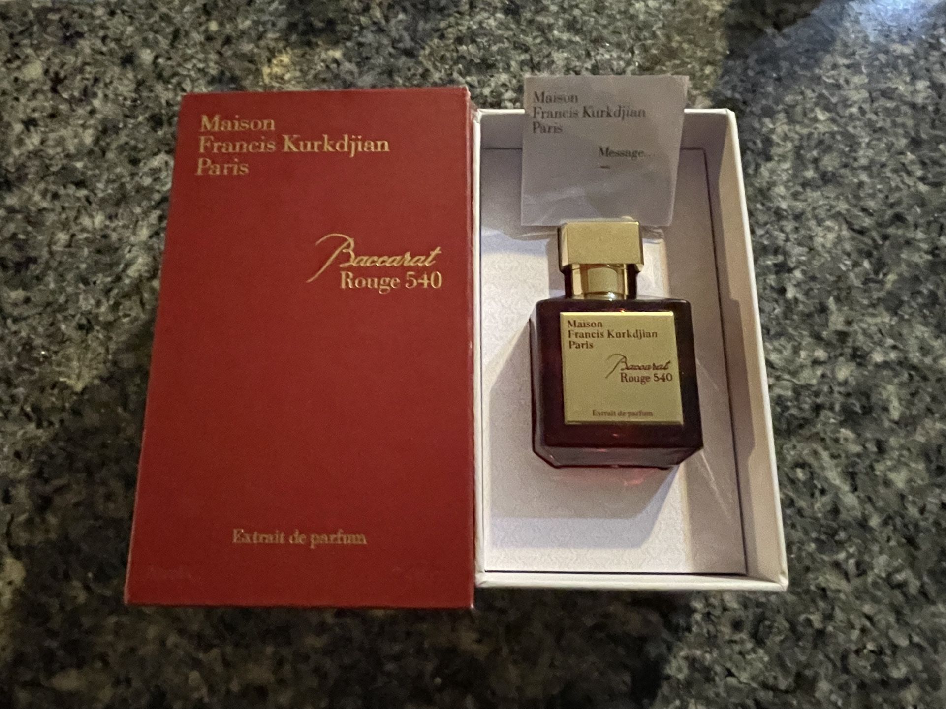 Maison Francis Kurkdjian Paris Baccarat Rouge 540