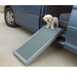 PetSafe Happy Ride Half Ramp II - Lightweight, Mini Dog Ramp for Vans, Minivans and Couches - Portable, Outdoor Pet Ramp - Perfect for Heights up to 2