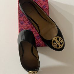 Tory Burch Flats Black Size 7