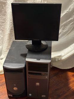 Computer Lot: Dell PowerEdge 840 Server & Dell Dimension 3000 Pentium 4 & Samsung Monitor