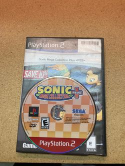 Ps2 sonic mega collection plus disc only