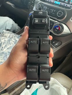 New Front Driver Side Power Window Master Control Switch fit for 2007-2021 Tundra, Push Button, Auto, White