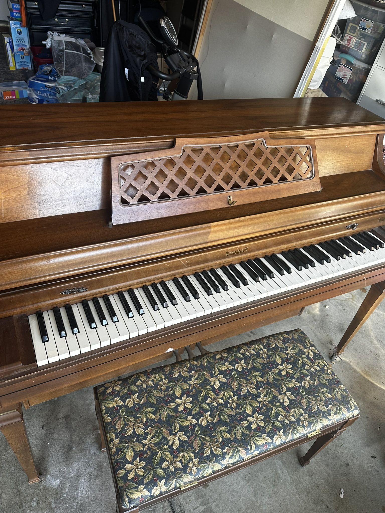 Kimball Upright Console Piano 