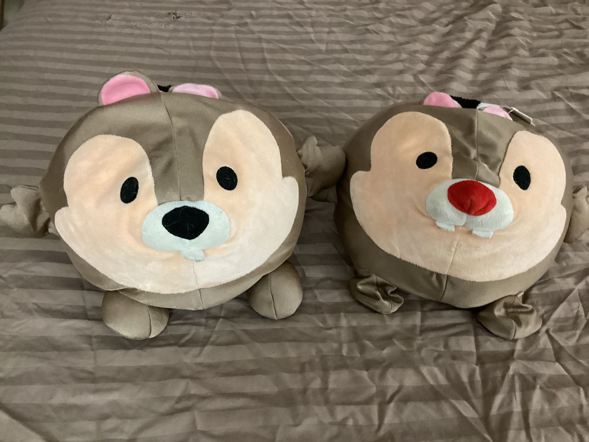 Disney Chip And Dale Round Pillows - Set Of 2