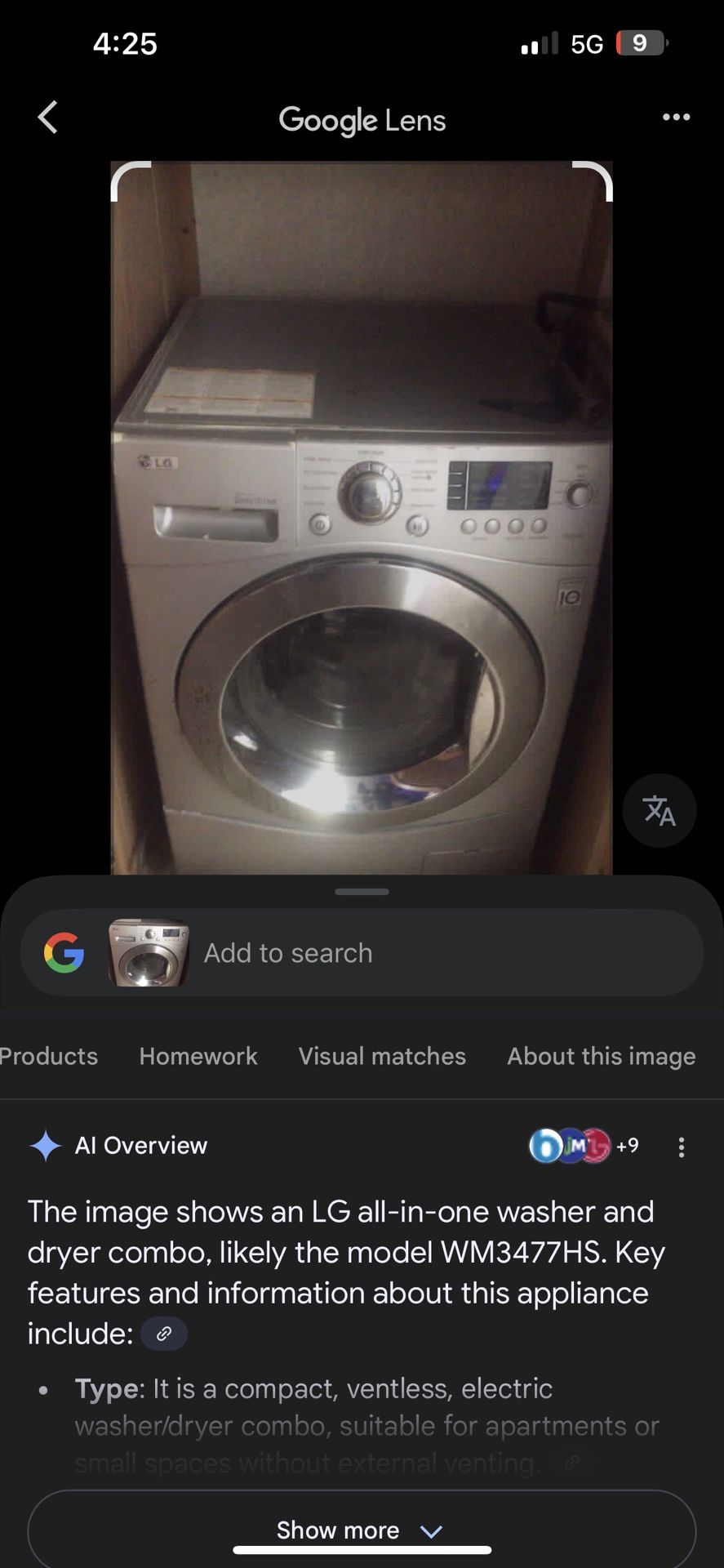 Lg Washer N Dryer All In One