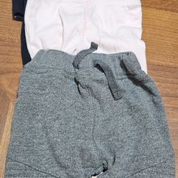 0-3 Months Assorted Color & Brands Baby Girl Bottoms 4 Piece Set 