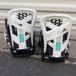   Burton GENESIS Re:Flex snowboard bindings MEN'S MEDIUM black chalk