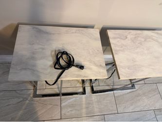 Faux Marble End tables