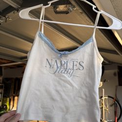 Forever 21 Naples Italy Graphic Tank Top S
