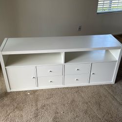 TV Storage Cabinet White