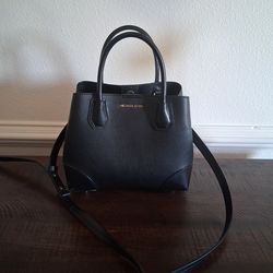 Michael Kors Pebbled Black Leather Bag