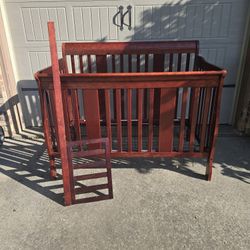 Storkcraft Tuscany 4-in-1 Convertible Crib, Cherry