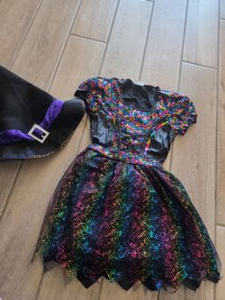 Kids witch Halloween costume
