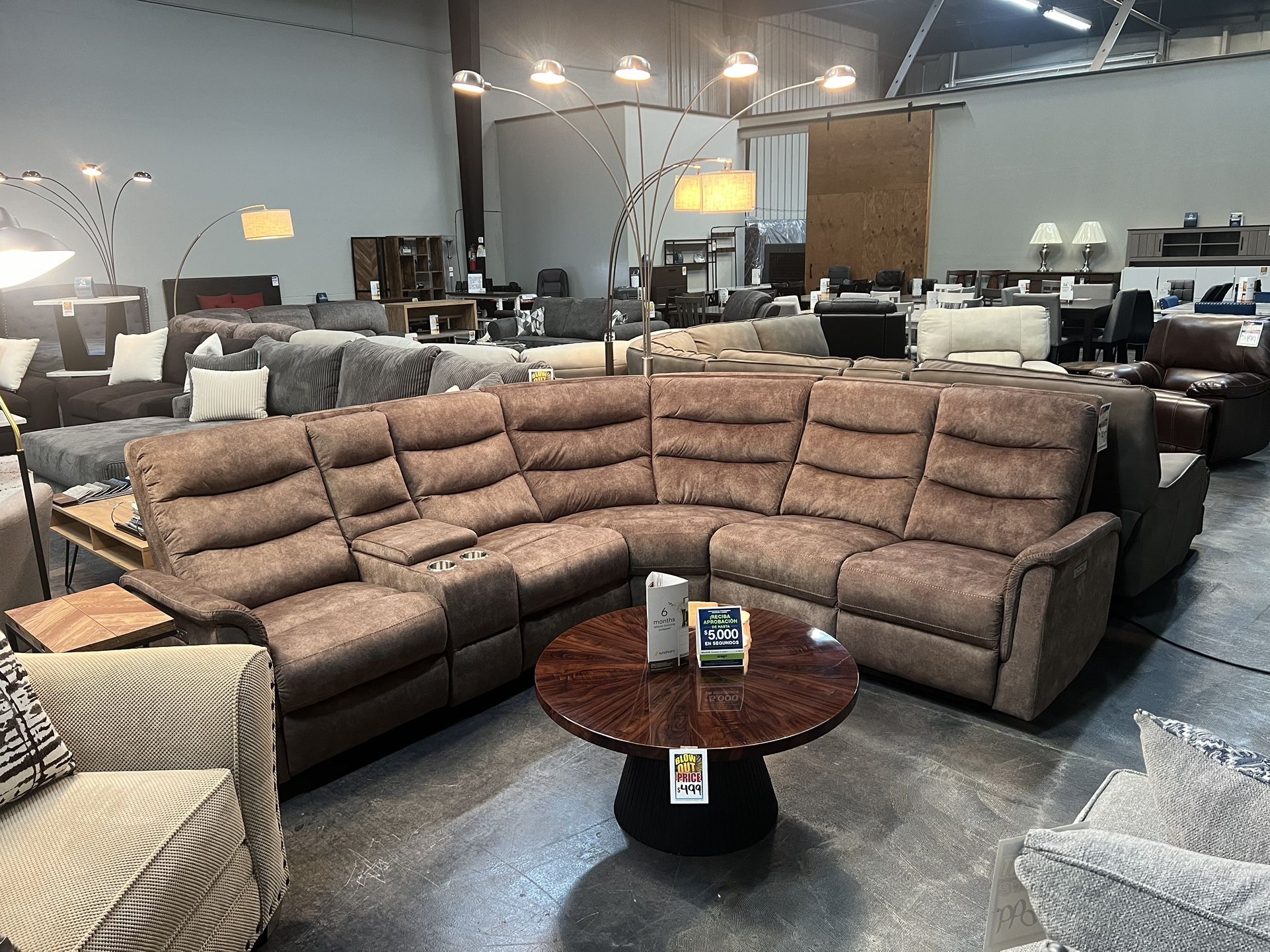 Power Recliner Sectional On Sale Now