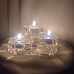 Small Ice Castle Partylite Tealight Holder