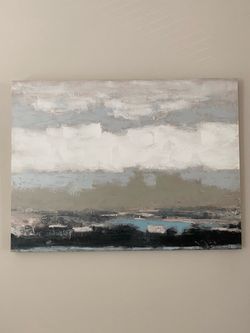 Large Abstract Wall Art / Canvas Painting - 36" x 48"