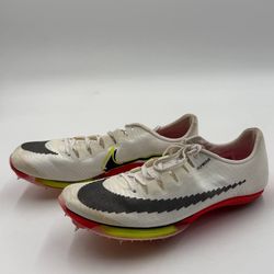 Nike Air Zoom Maxfly Track Spikes Rawdacious White Mens Size 8.5 DJ5261 100