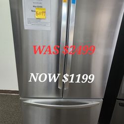 27 Cu. Ft. Smart Counter Depth Max French Door Refrigerator 