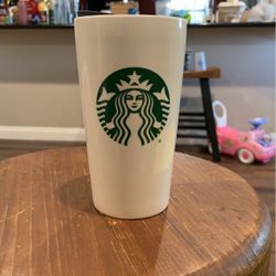Starbucks Classic White Ceramic Cup