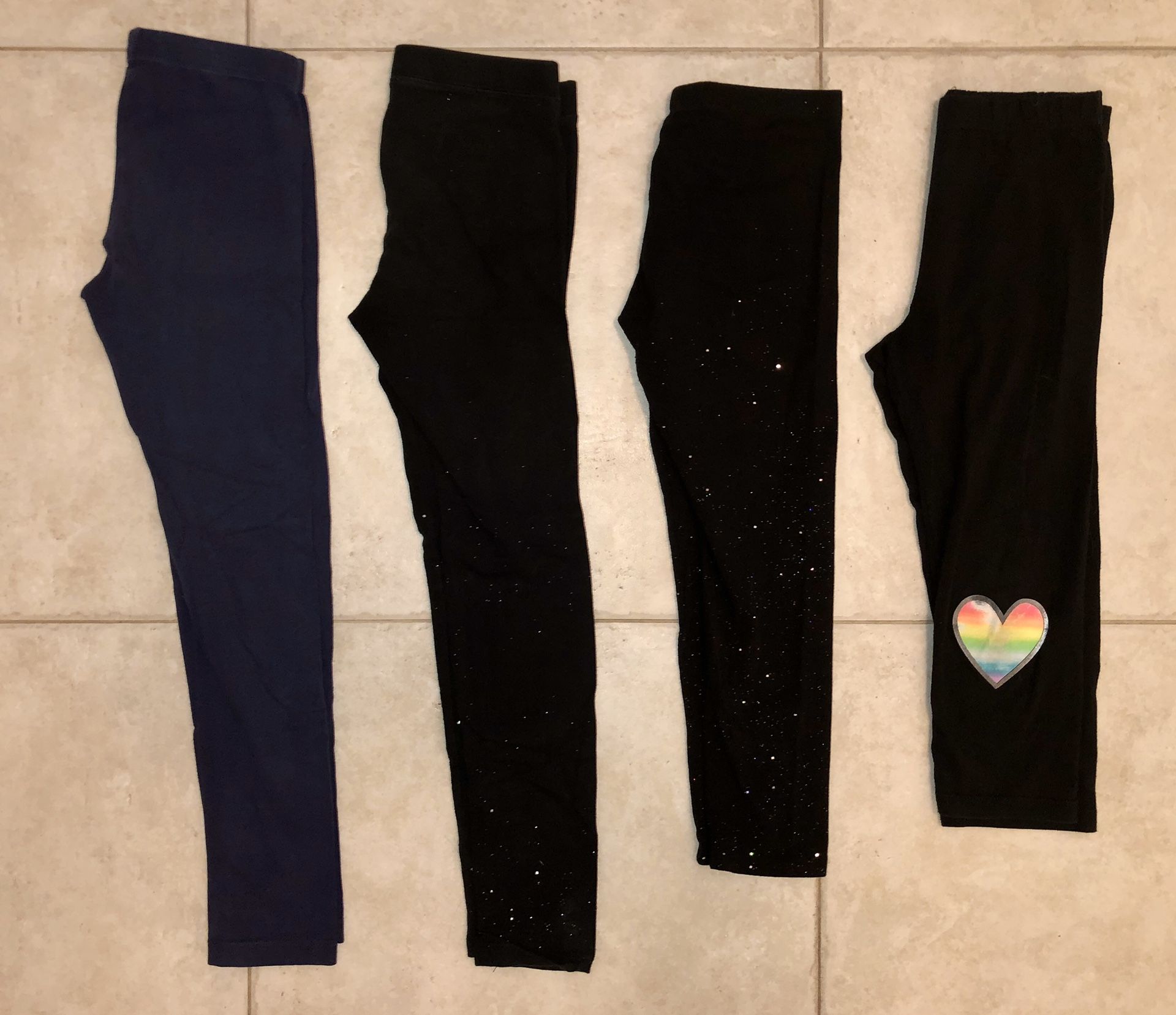 Little girls size 7/8 stretch pants and capris