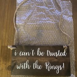 Ring Bearer Wooden Sign 