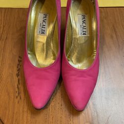 Pancaldi Women’s Pink Suede Shoes Size 7
