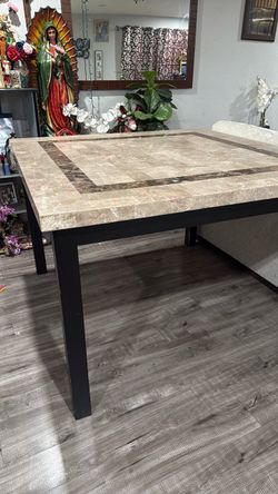 Marble table
