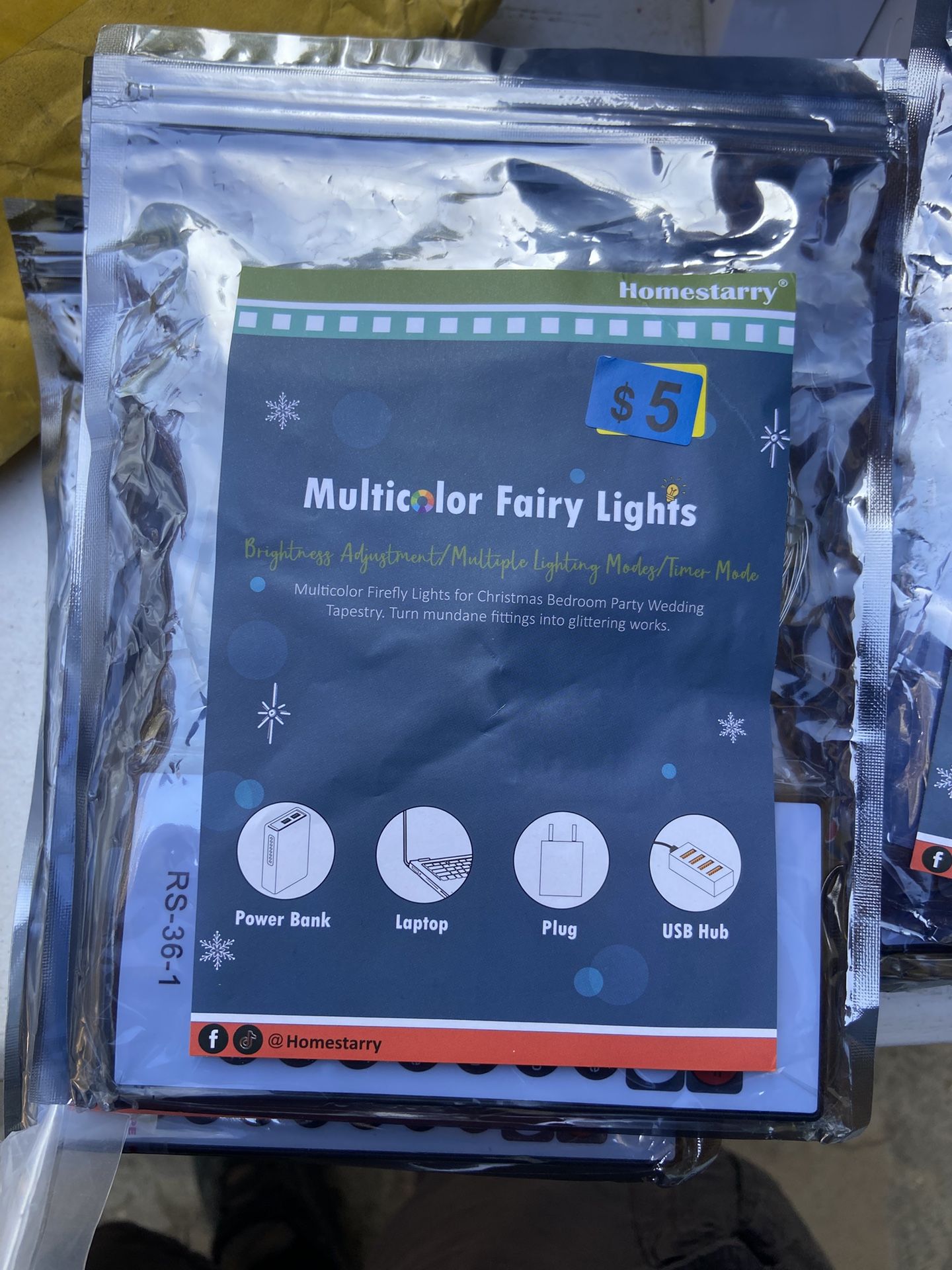 Multicolor fairy lights