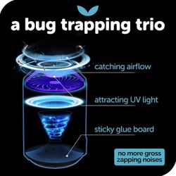 Katchy Automatic Indoor Insect Trap - Black