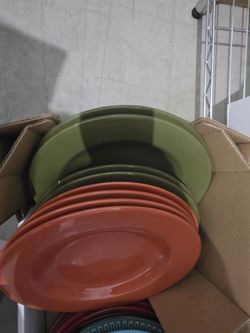 Variety of plates