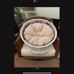 ~Wicker Look Steel Frame ~ Cat Or Small Dog Bed Lounger ~ NEW~