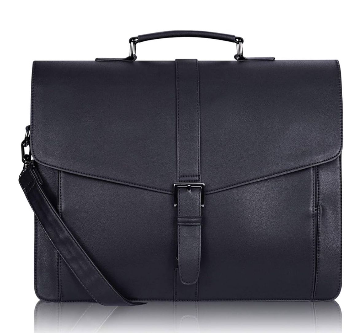 Men’s Briefcase black Leather Bag