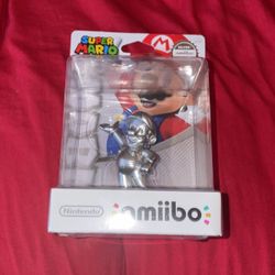 Super Mario Silver Amiibo(SEALED)