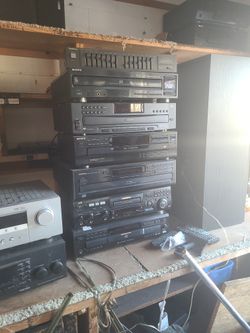 Old School Cd Changers, Equalizer And Receivers
