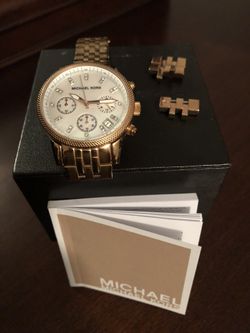 Michael Kors Gold Stainless Steel Watch