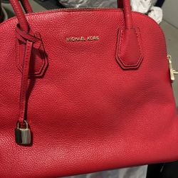 GIFT!!! Michael Kors Red Handbag Like New