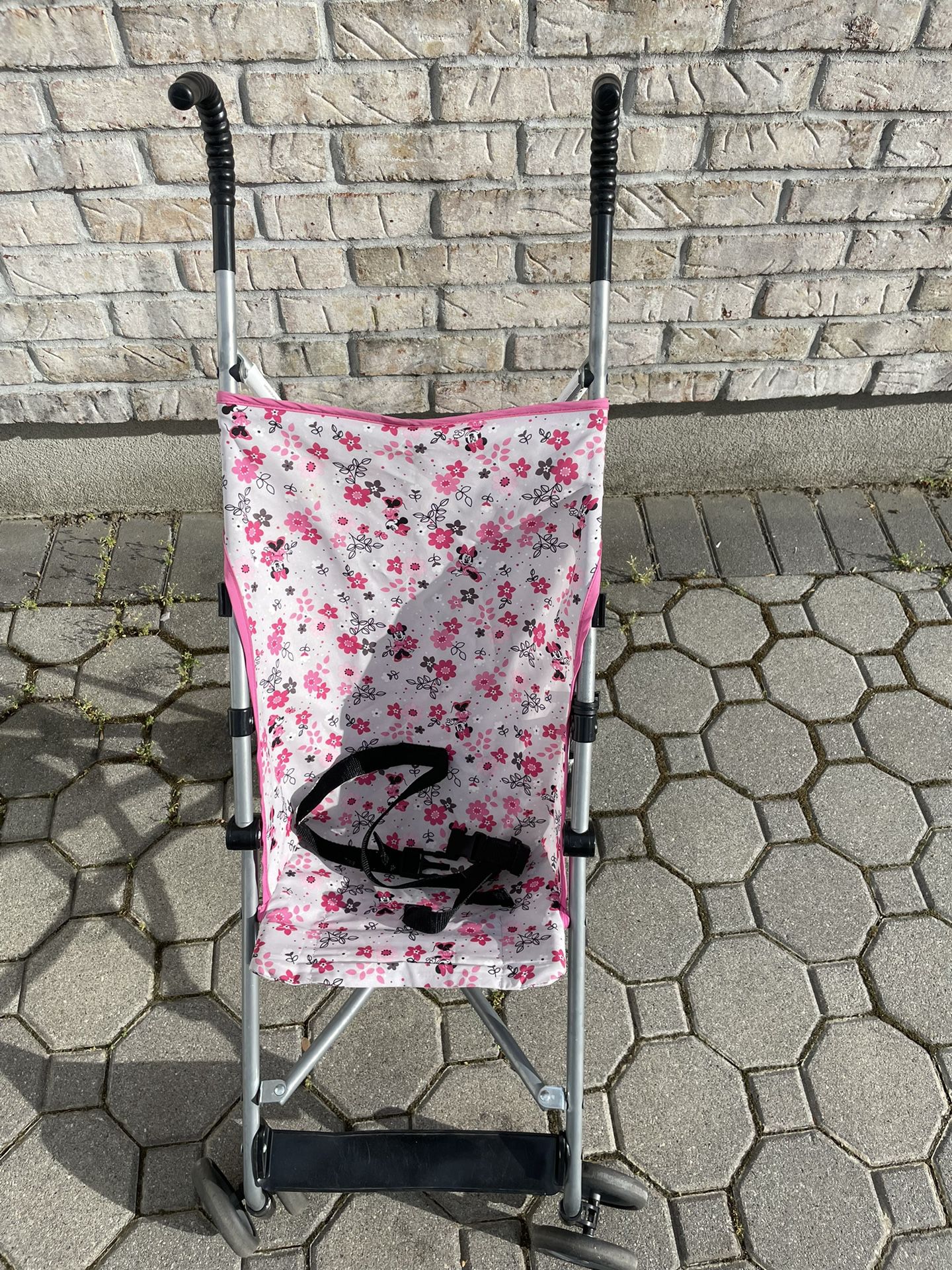 Pink Mini mouse Stroller 