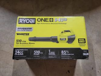NEW RYOBI PBLLB01B 18V ONE+ HP BRUSHLESS CORDLESS WHISPER BLOWER - TOOL ONLY