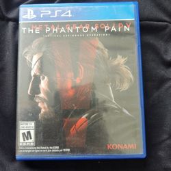 Metal Gear Solid V The Phantom Pain.