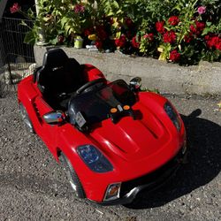 Kids Red Electric Ride-On Sports Car